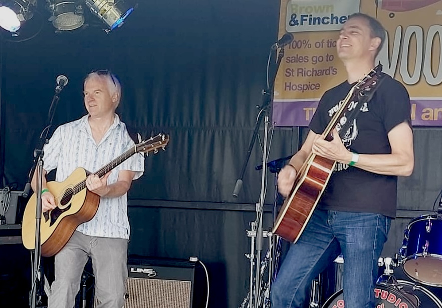 The Bad Ragas performing at Woo Fest 2024