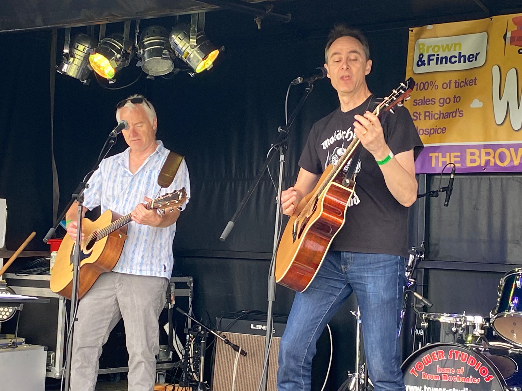 The Bad Ragas live on stage at Woo Fest 2024